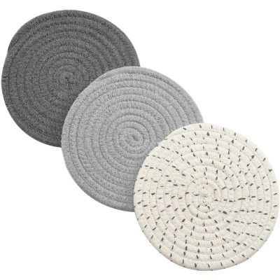 Thread Weave Coasters Pads Hot Mats Spoon Rest Cooking Baking Potholders Sets